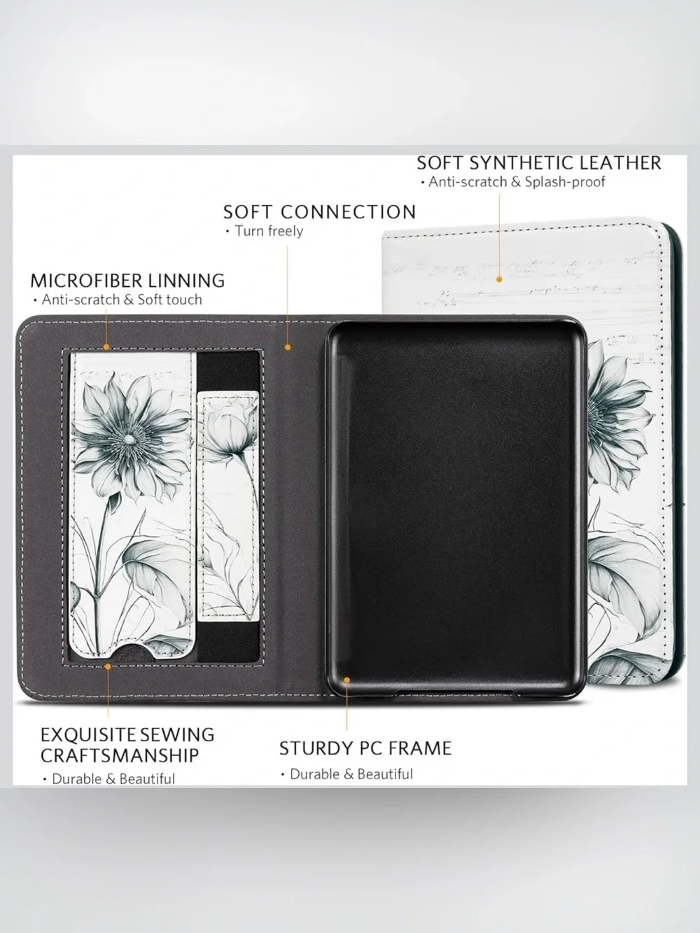 CoBak Case 📚 Sunflower 7”